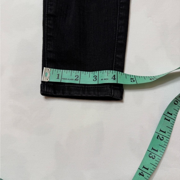 Torrid Black Skinny Jeans with Distressed Knees - Picture 5 of 7